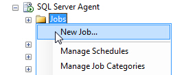 Creating a new job