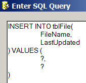 INSERT statement SQL
