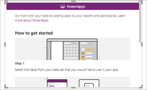 New Power Apps visual
