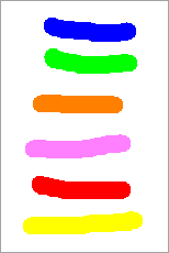 The 6 colours