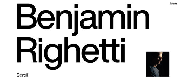 Benjamin Rignetti website