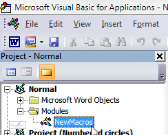 The NewMacros module