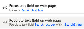 Typing into search box