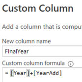 Custom column