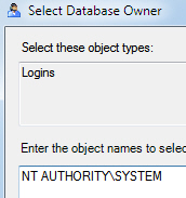 The Windows account in SQL Server