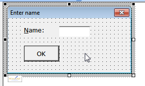 Selecting a form with mouse