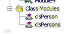 New clsPersons class
