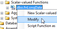 Modify function