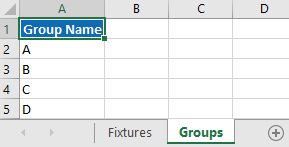 Deleted group sheets