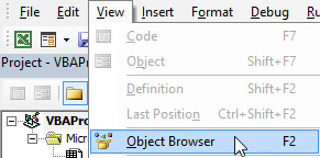 Open Object Browser
