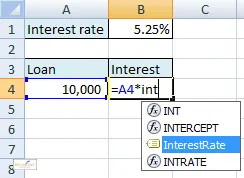 Choosing a range name from a list