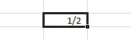 Excel simplifying fraction