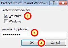 Protect workbook