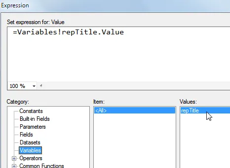 Choosing variable to refer to