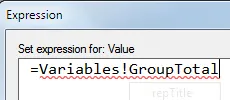 Name of group variable