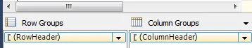 Row and column grouping