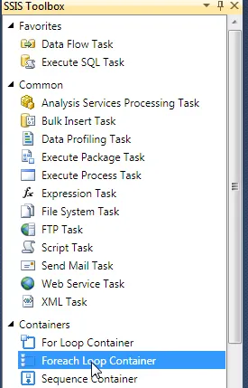 foreach loop container task