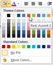 Theme colours