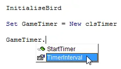 Timer property