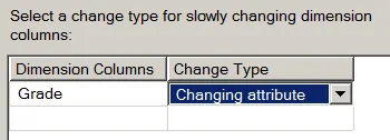 Changing attribute type