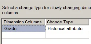 Dimension columns