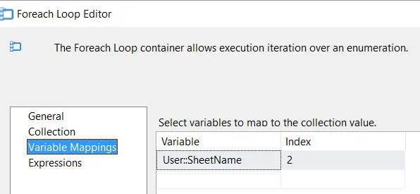 Variable mapping