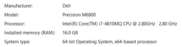 Laptop configuration