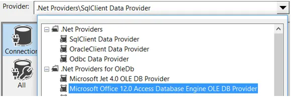 Access 12.0 provider