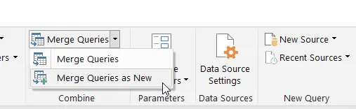 Merging queries