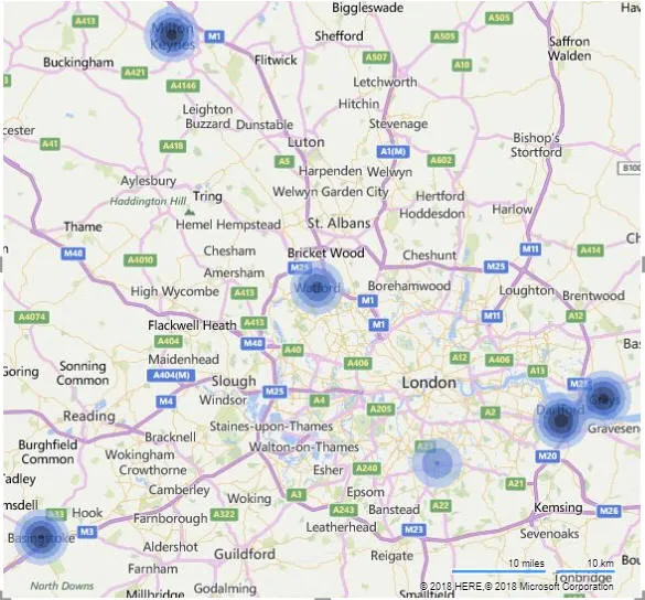 Heat Map Custom Visual Power Bi Desktop