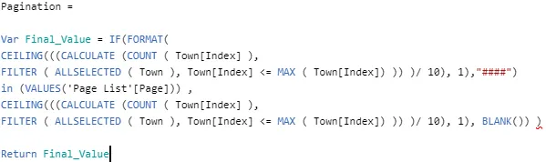 DAX Variables