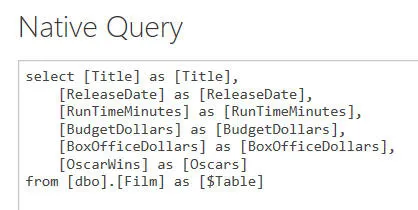 Native SQL