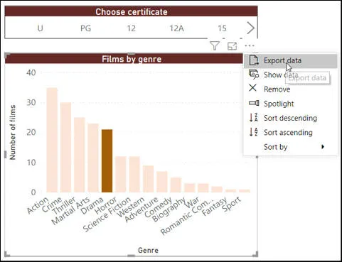 Exporting to CSV