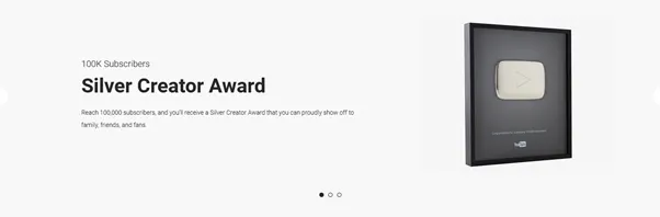 Silver creator award