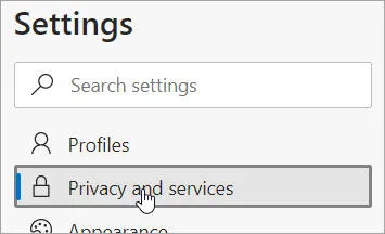 Privacy and Settings