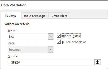 Second data validation