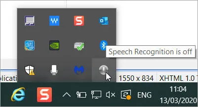 Bringing up speech recognition