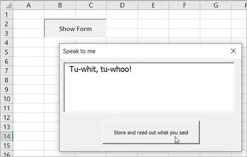 Simple VBA form