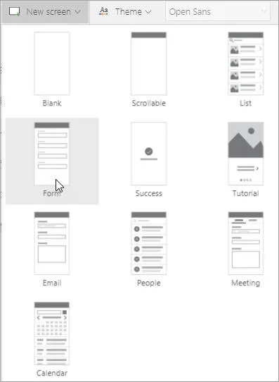 Form templates