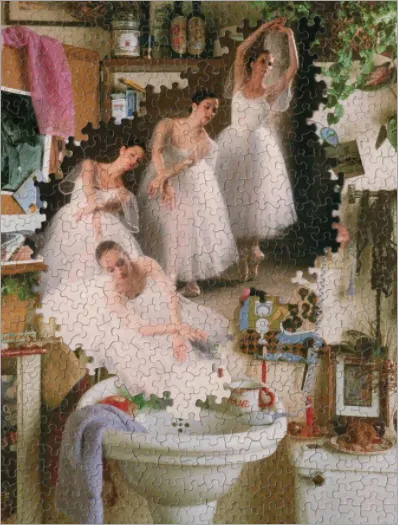 The dance of the bathroom-cleaning fairies