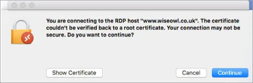 Certificate security