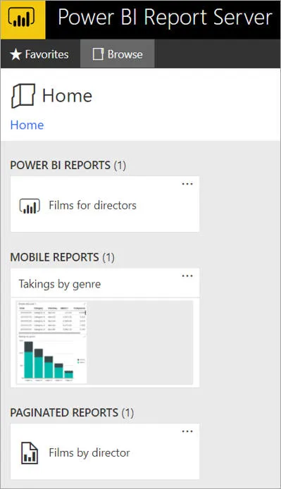 Power BI Report Server