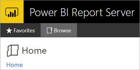 Power BI Report Server