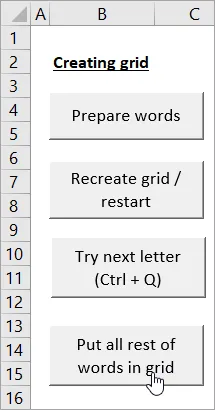 Finishing grid