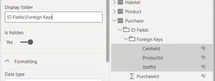 Power BI Sub Folders