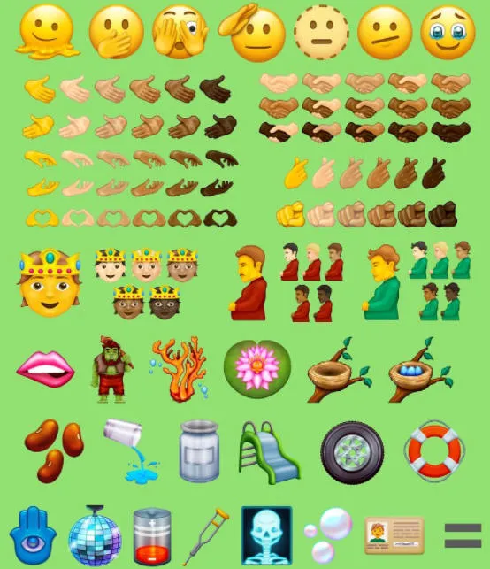 List of emojis