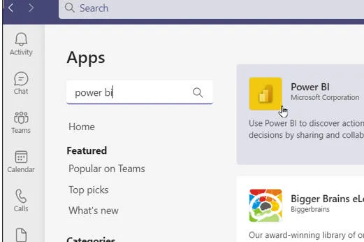 Power BI app