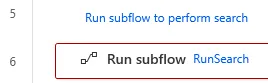 Missing subflow