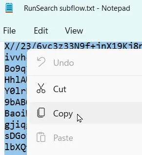 Copying the subflow actions