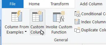 Adding a custom column